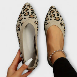 Leopardmønstrede Spidse Flats