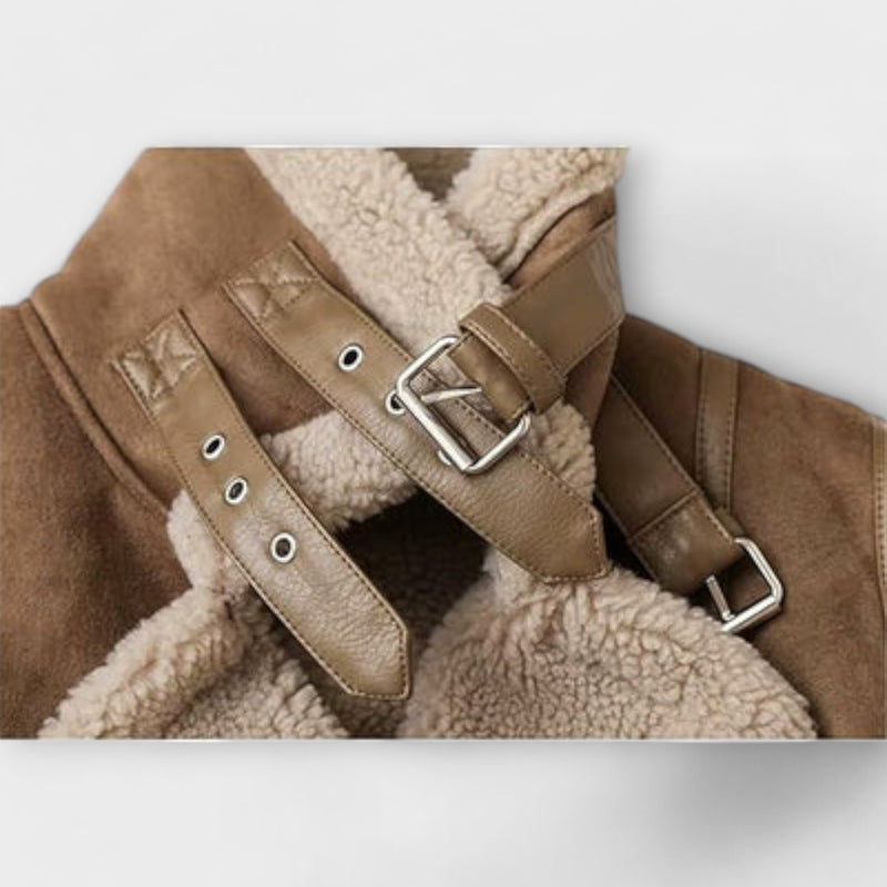 Aurora Shearling Ruskinds Aviatorjakke