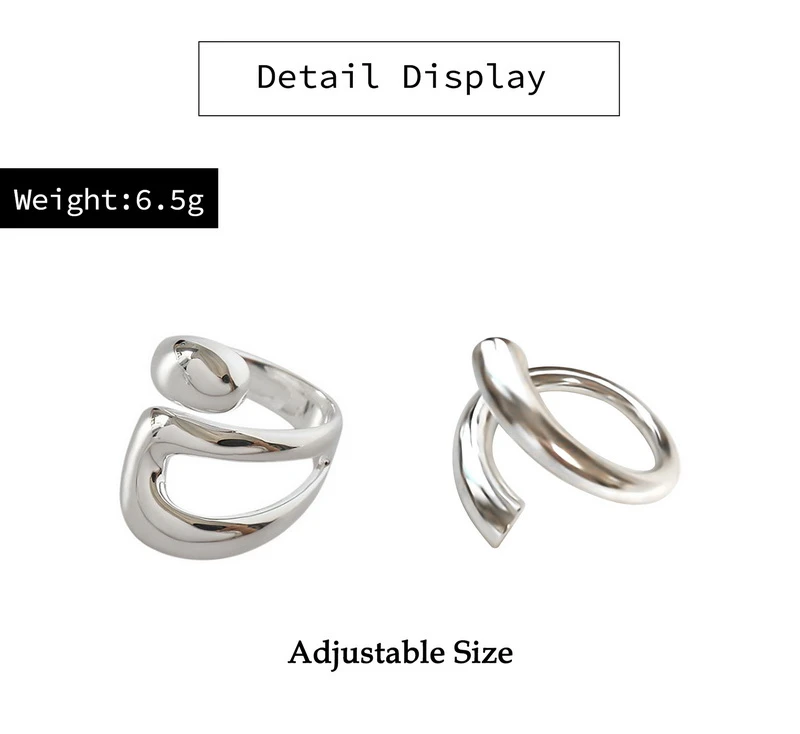 Eleganter Justerbar Ring