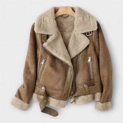 Aurora Shearling Ruskinds Aviatorjakke